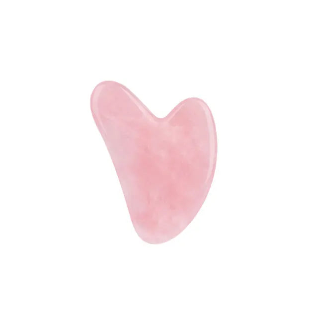 Lumivo Rose Quartz Roller & Gua Sha Set