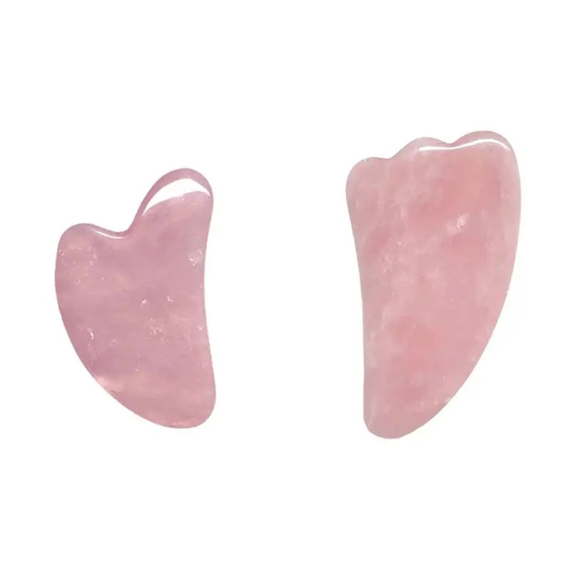 Lumivo Rose Quartz Roller & Gua Sha Set