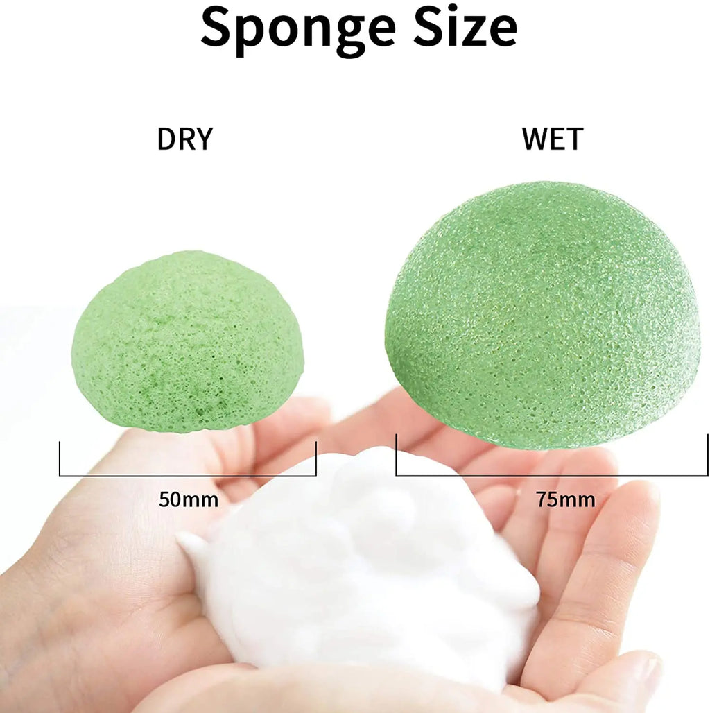Lumivo Natural Konjac Facial Cleansing Sponge (3-Pack)