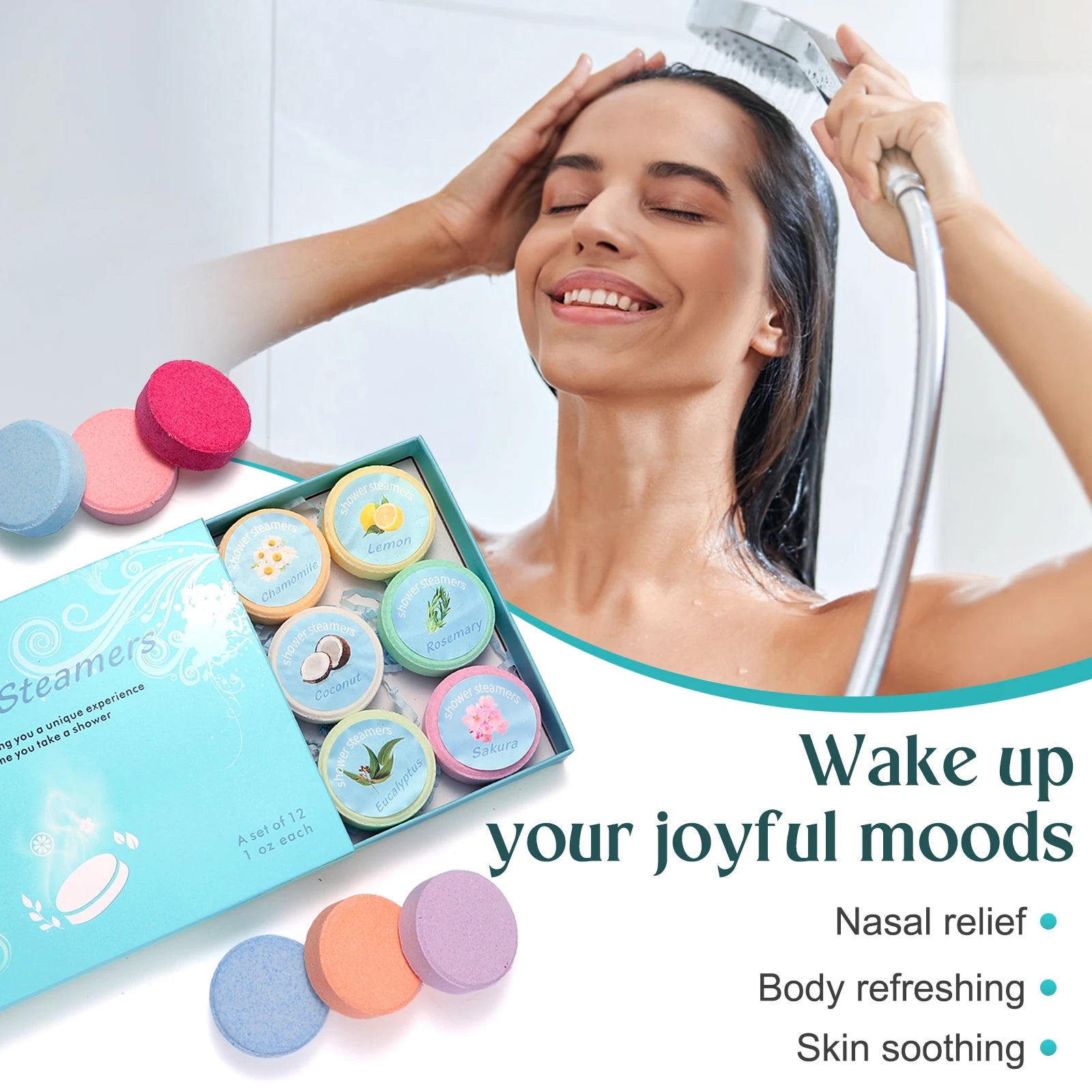 Lumivo Aromatherapy Shower Steamers — 12-Pack
