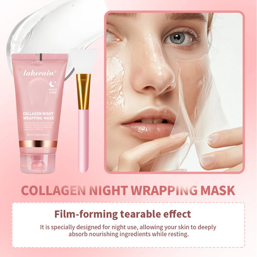 Lumivo Collagen Mask packaging — individual sachet with collagen-infused formula