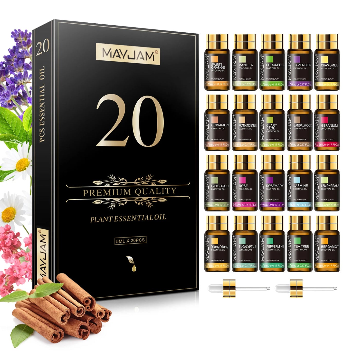 Lumivo Scent Set — Premium Aromatherapy Oils (20 Scents)