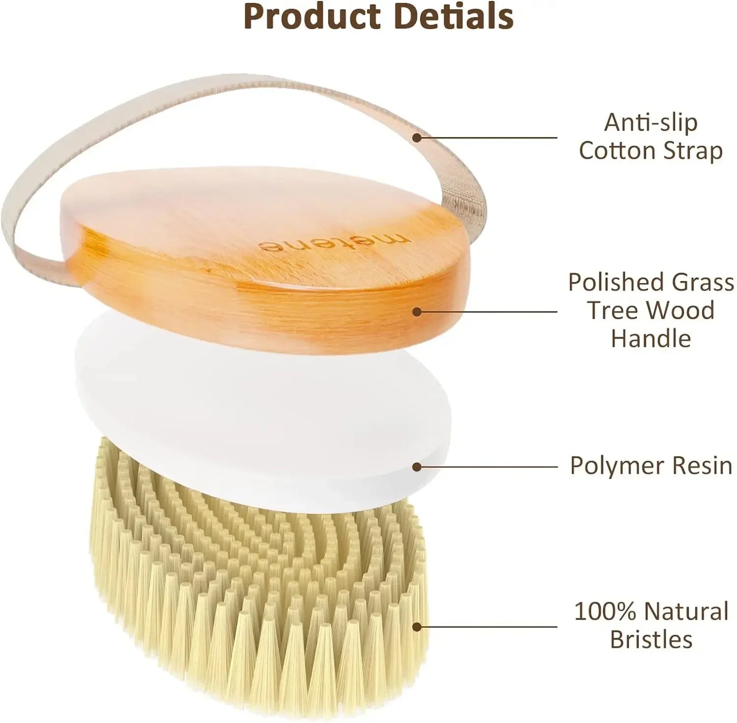 Natural Dry Body Brush